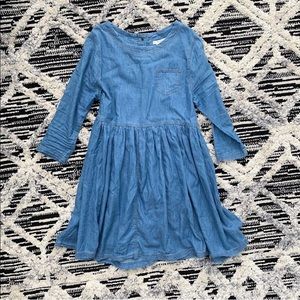 3/$25 Esley Chambray Babydoll Dress Small